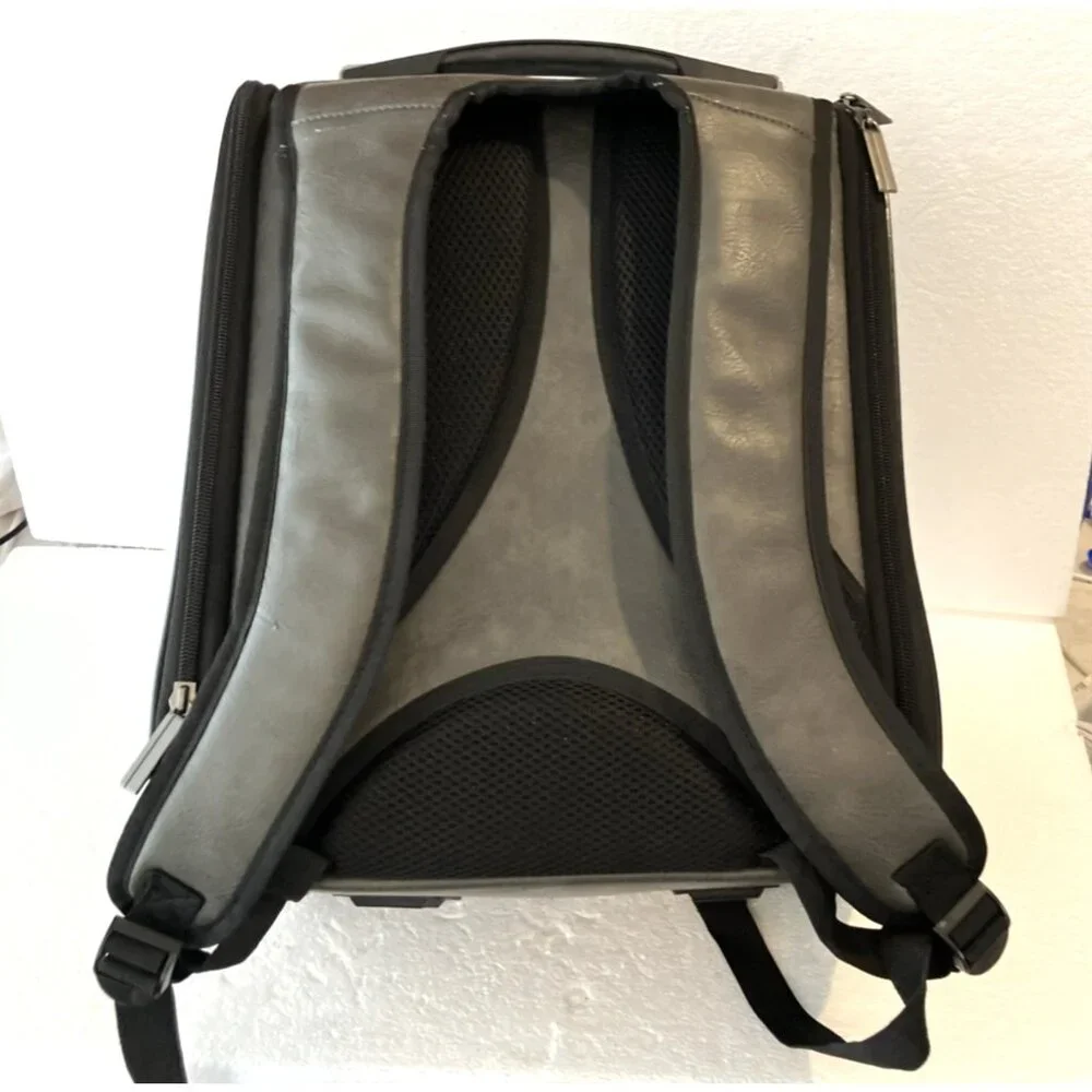 Backpack Cat Carrier - S - Gray - By Boots & Barkley (NEW) Up To 15#